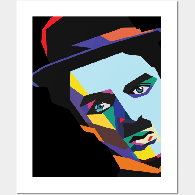 Charlie Chaplin Wall Art by CreativeThink